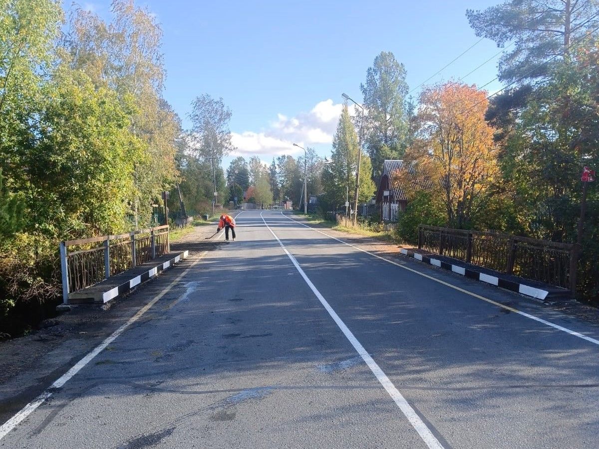 Поврежденный во время аварии мост в Прионежье отремонтируют