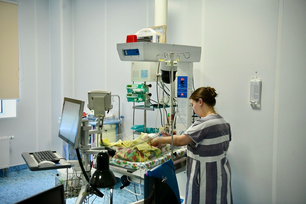 В отделении реанимации Республиканского перинатального центра появилось новое оборудование