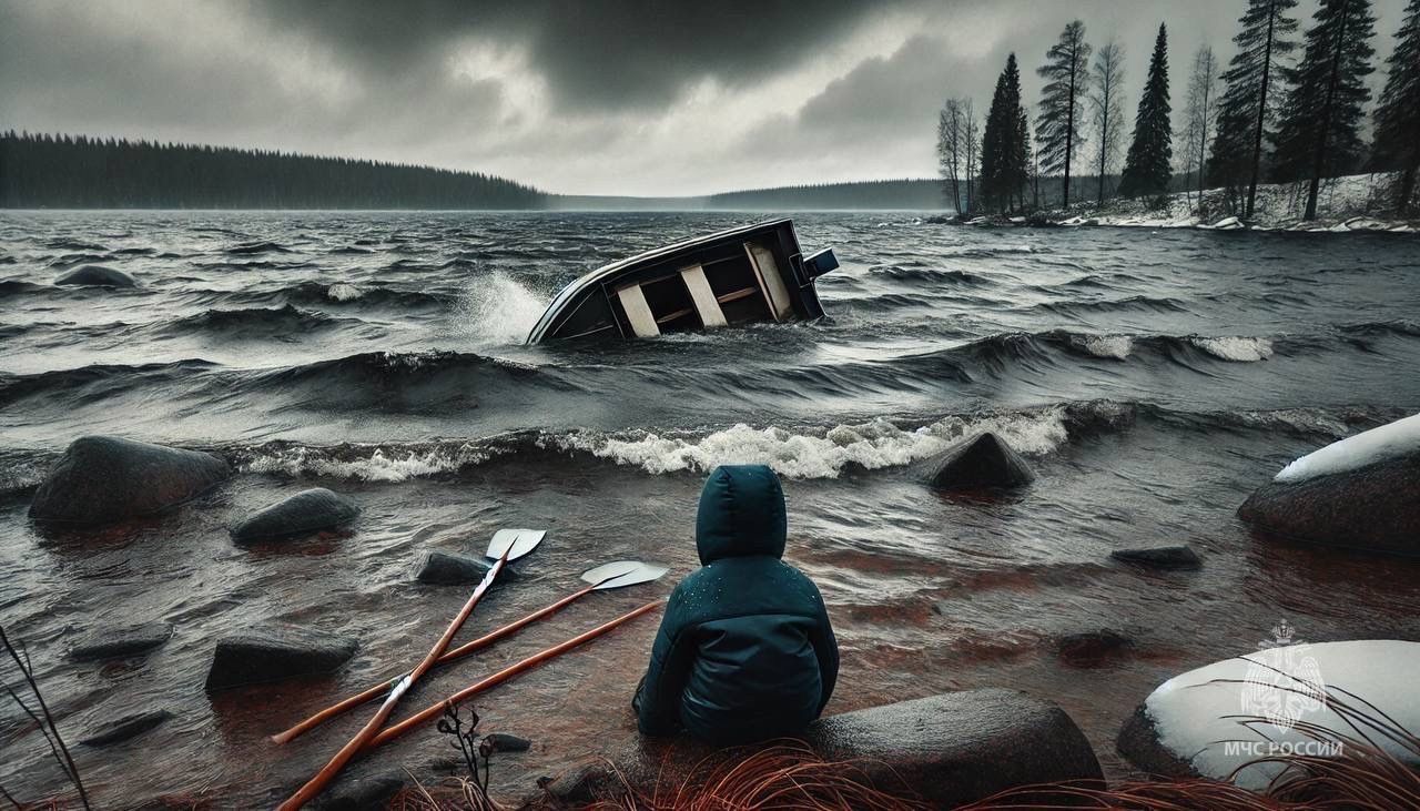 В Карелии на Сегозере один рыбак погиб, тело второго ищут