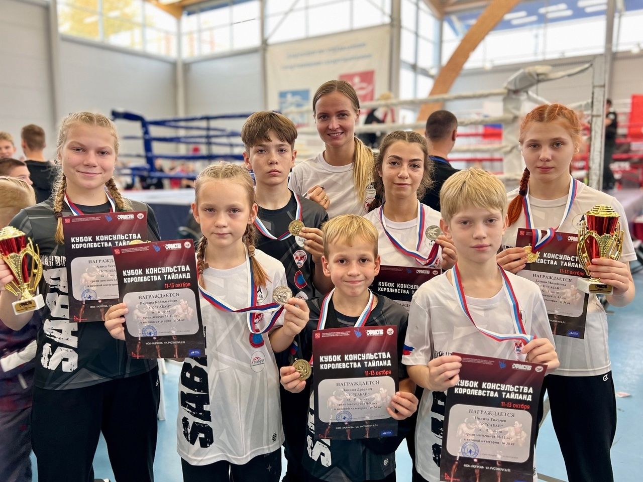 Карельские спортсмены завоевали медали на турнире по муайтай в Санкт-Петербурге
