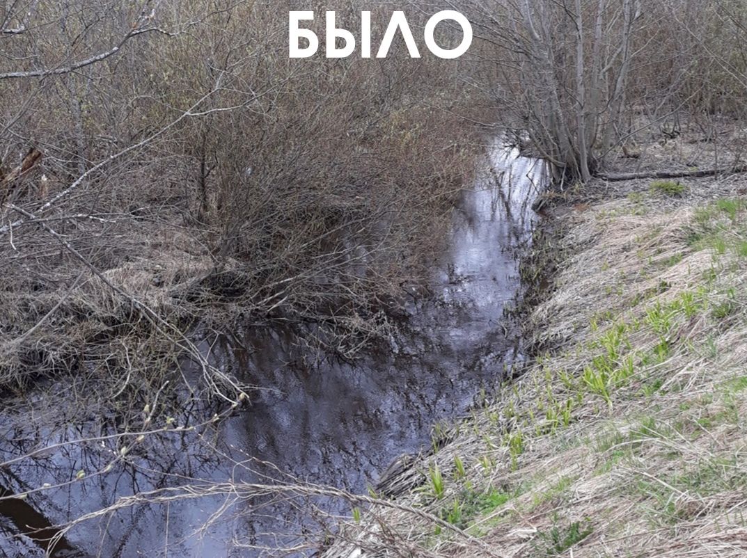 В Петрозаводске расчистили и углубили реку Рыбку