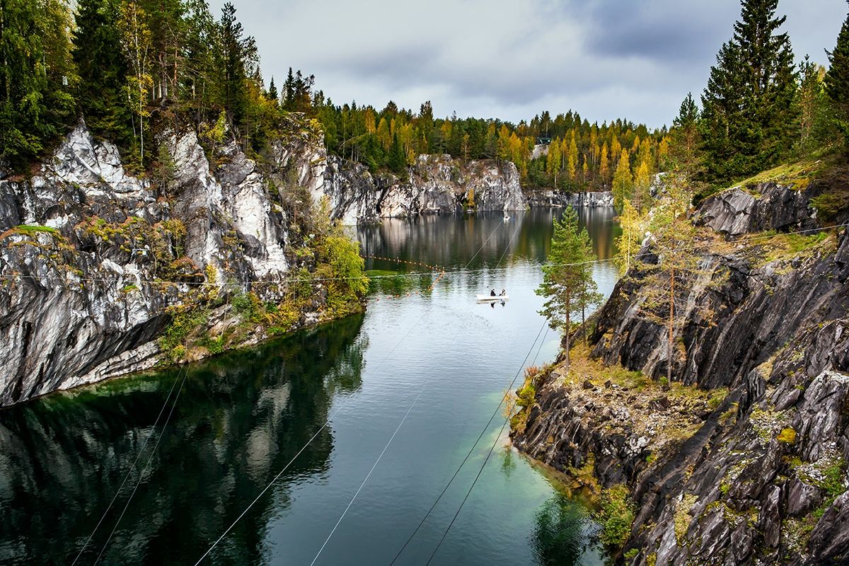 В горном парке «Рускеала» начнет работать художественная подсветка