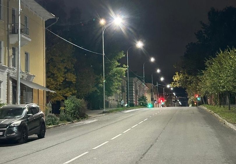 Еще на трех улицах Петрозаводска станет светлее