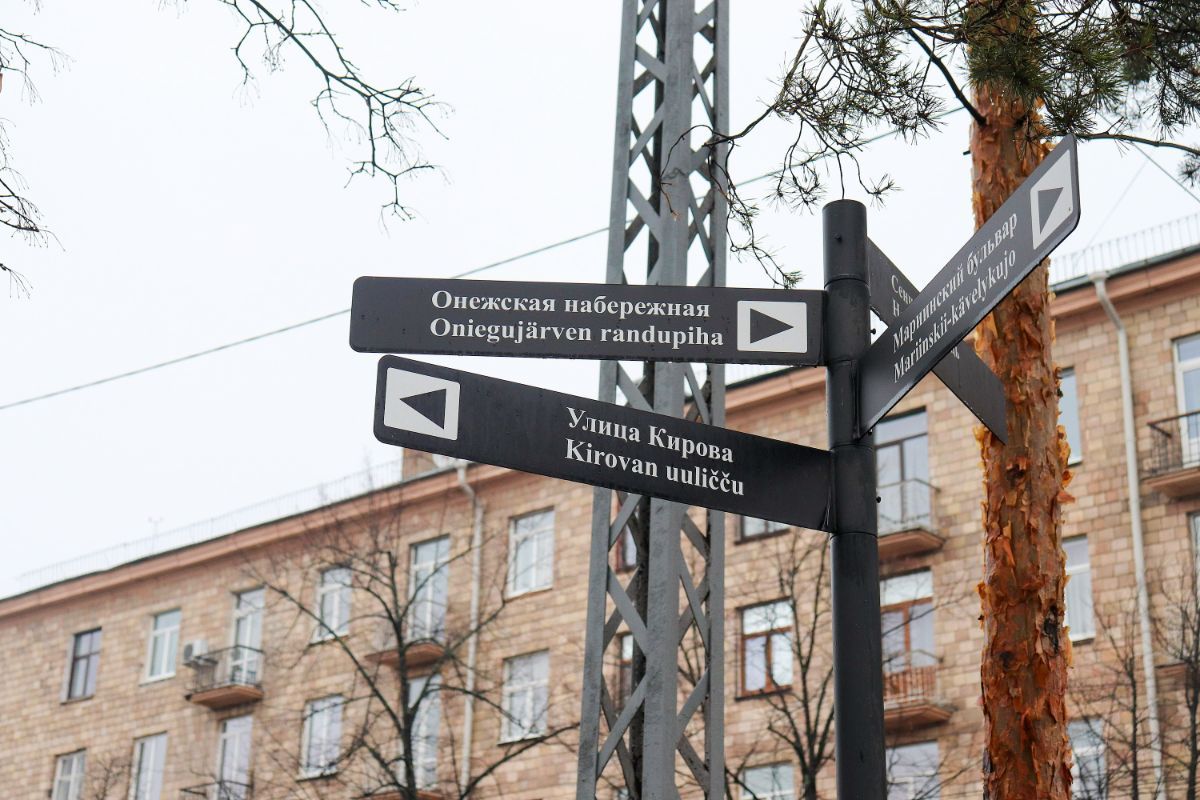 Карельские ученые изучили двуязычные таблички на улицах Петрозаводска