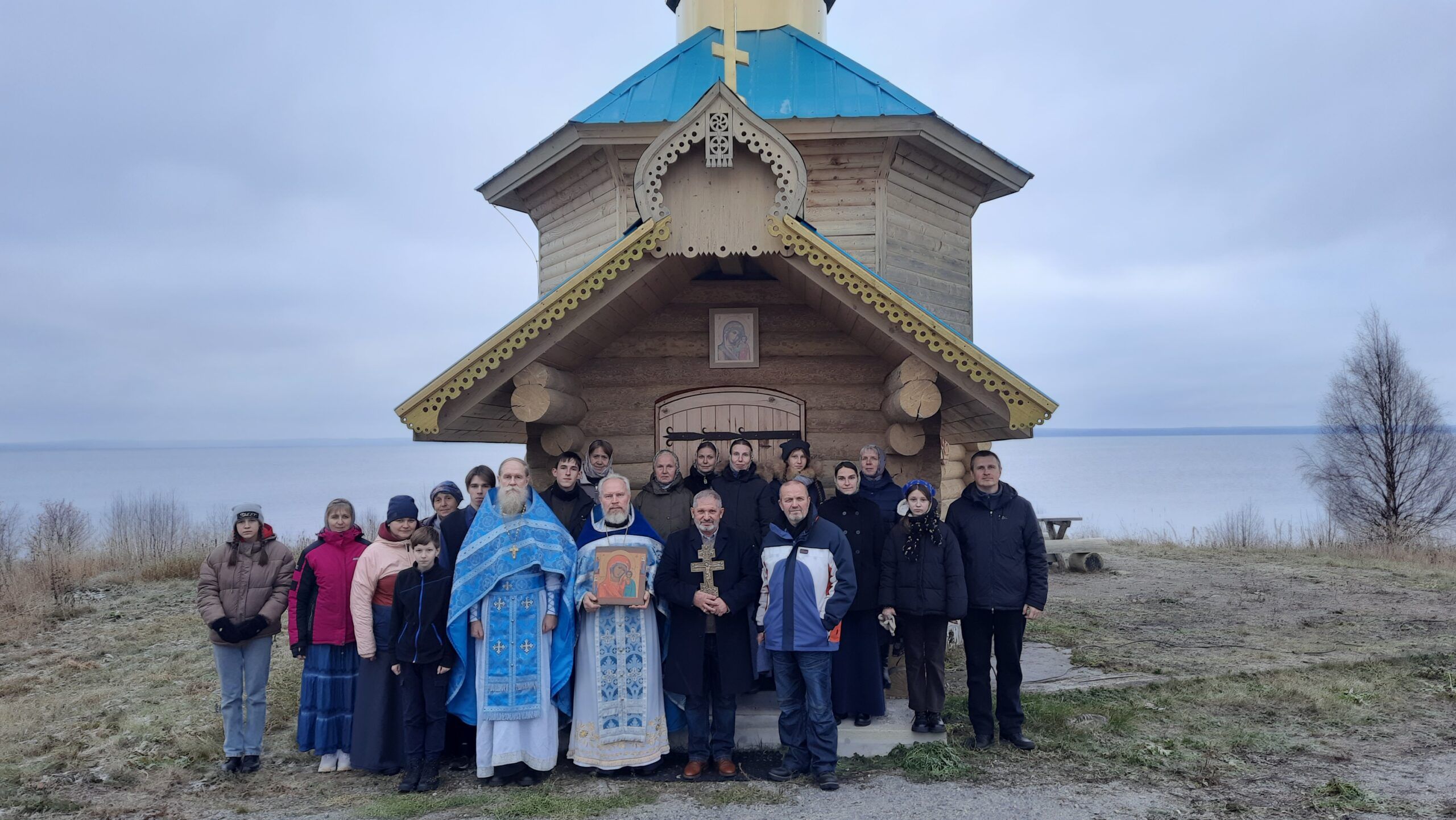 В карельском Заонежье благодаря инициативе местного жителя построили Храм Казанской иконы Божией Матери