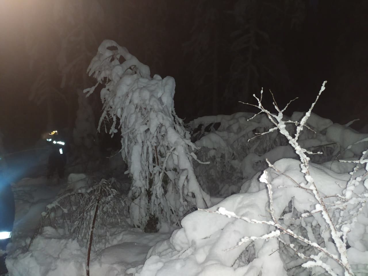 Шесть населенных пунктов остаются без электричества в Лахденпохском районе