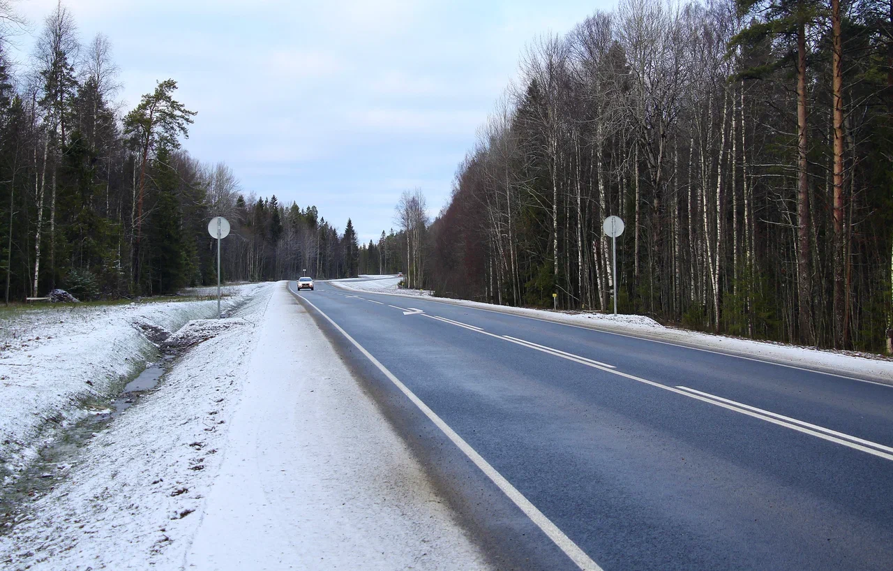 Участок подъездной дороги к Петрозаводску отремонтировали почти на год раньше срока