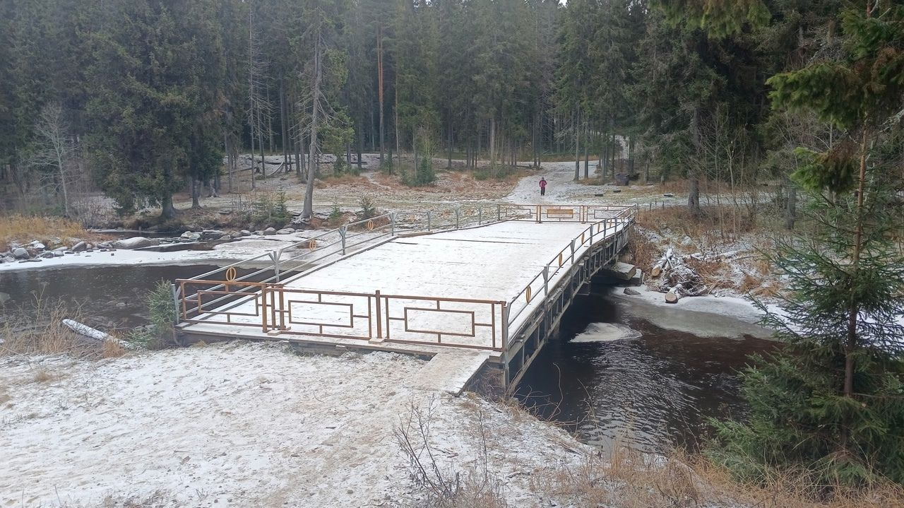 Пешеходный мост на Кургане вновь закрыли