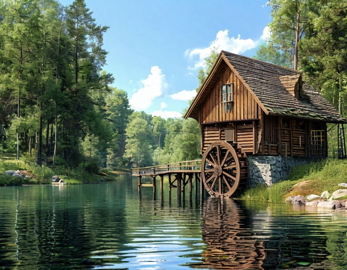 В Карелии набирает популярность проект, посвященный водяным мельницам