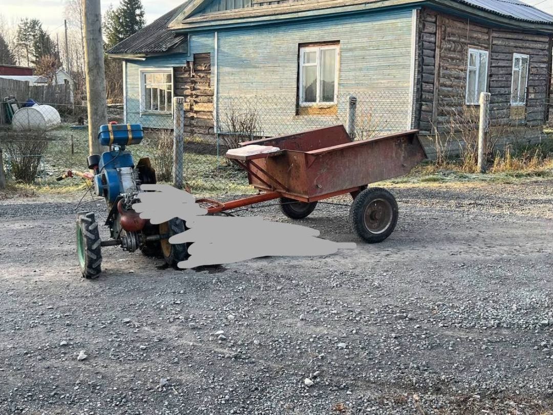 Житель Карелии погиб под колесами своего мотоблока