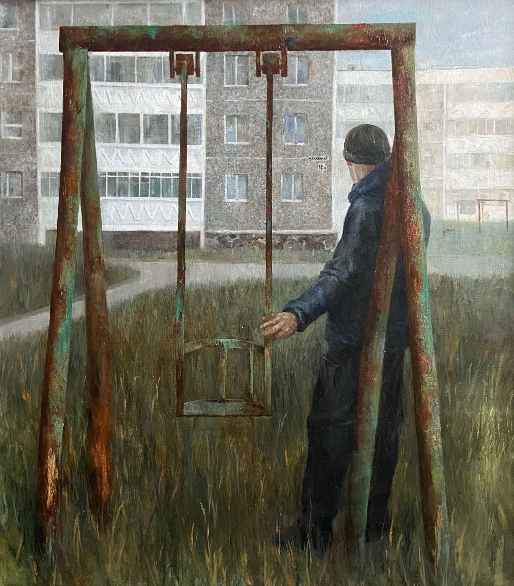 Картина карельской художницы «Кондопожская тоска» заняла первое место в конкурсе депрессивного искусства