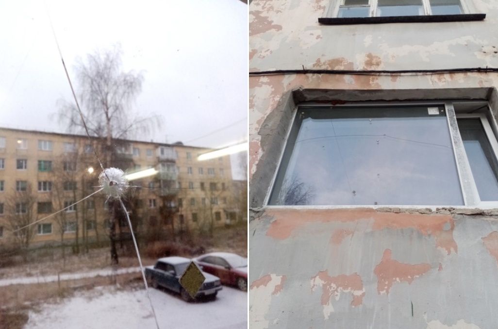 В Суоярви неизвестные обстреляли окна общежития