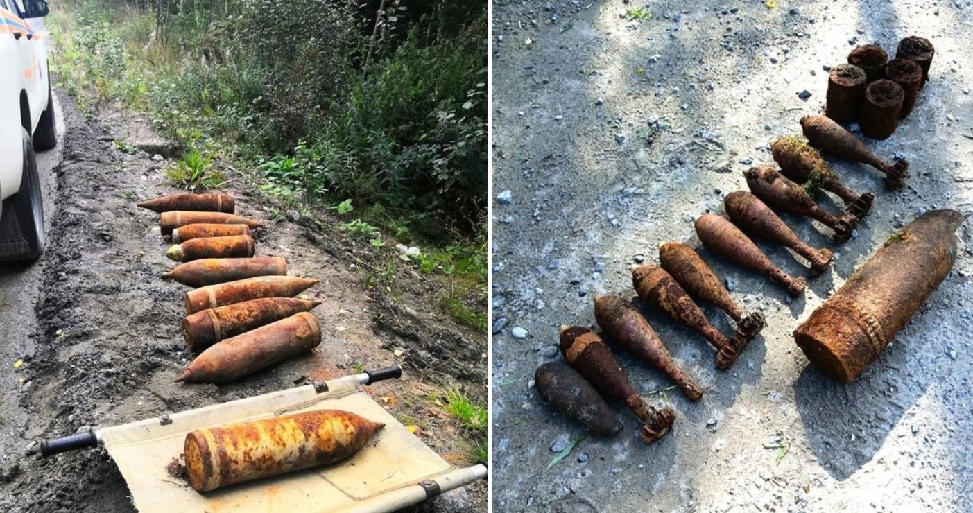 В Карелии обезвредили более 200 боеприпасов