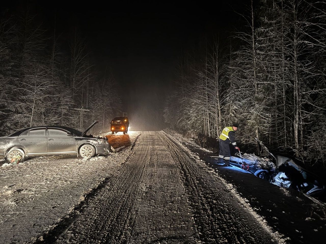 Один погиб, трое травмированы в страшной аварии на трассе Петрозаводск-Суоярви