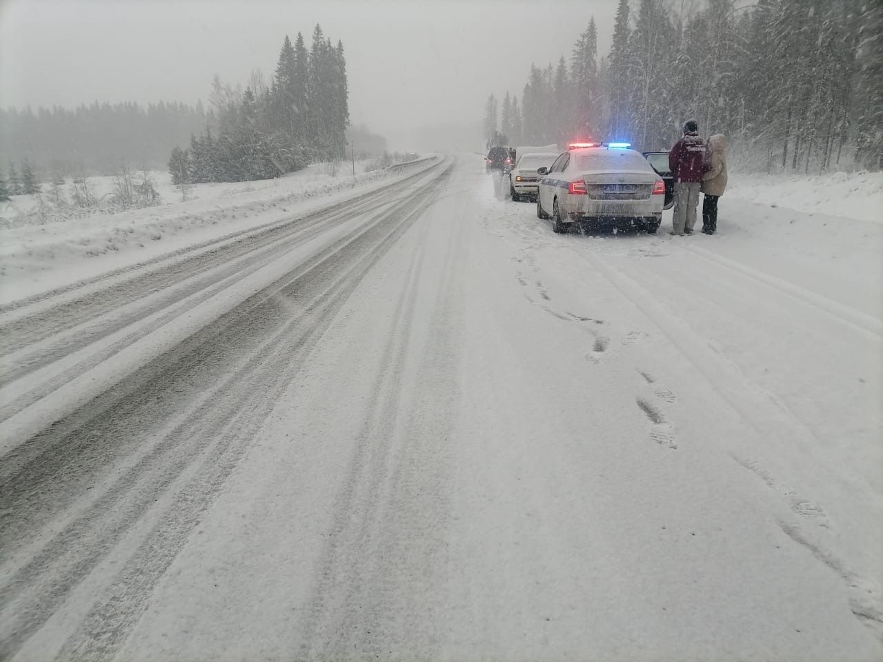 Массовое ДТП произошло в Карелии, один из водителей скрылся с места аварии