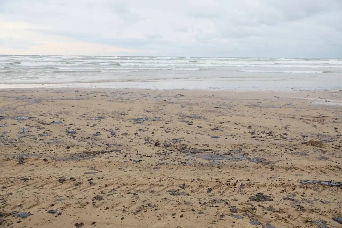 В Краснодарском крае ввели режим ЧС после разлива мазута в Черном море