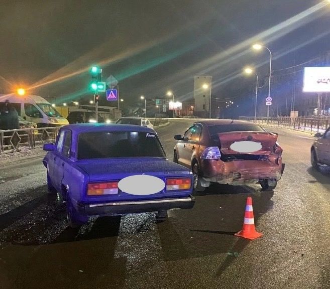 Четыре человека пострадали в ДТП в Петрозаводске