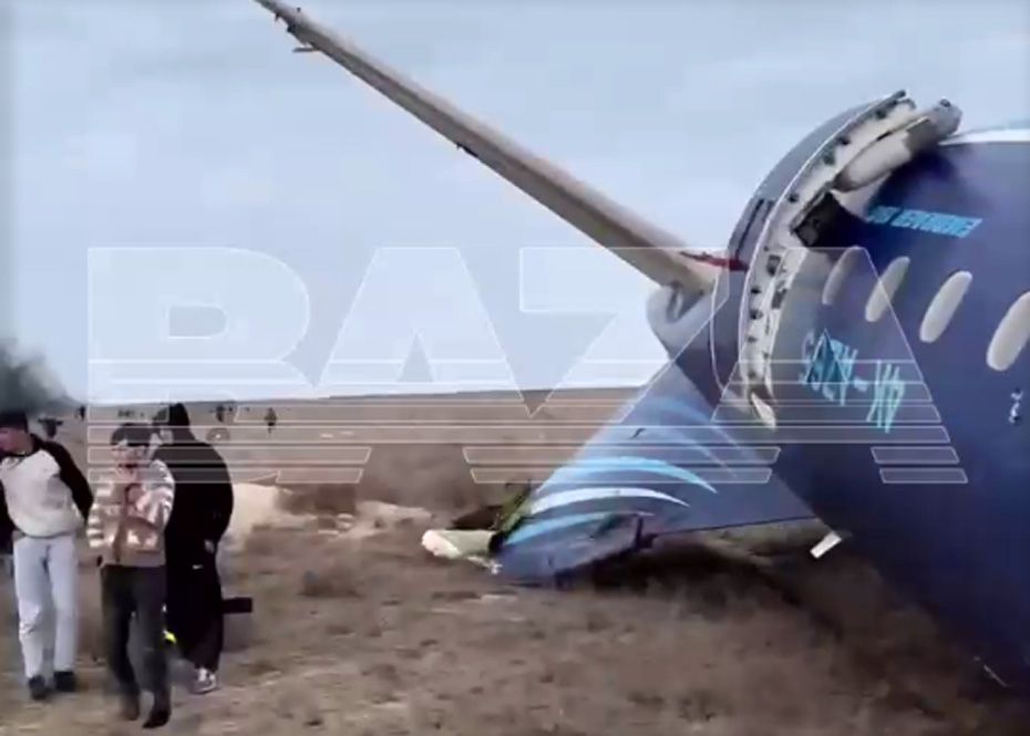 В Казахстане разбился пассажирский самолет Баку-Грозный