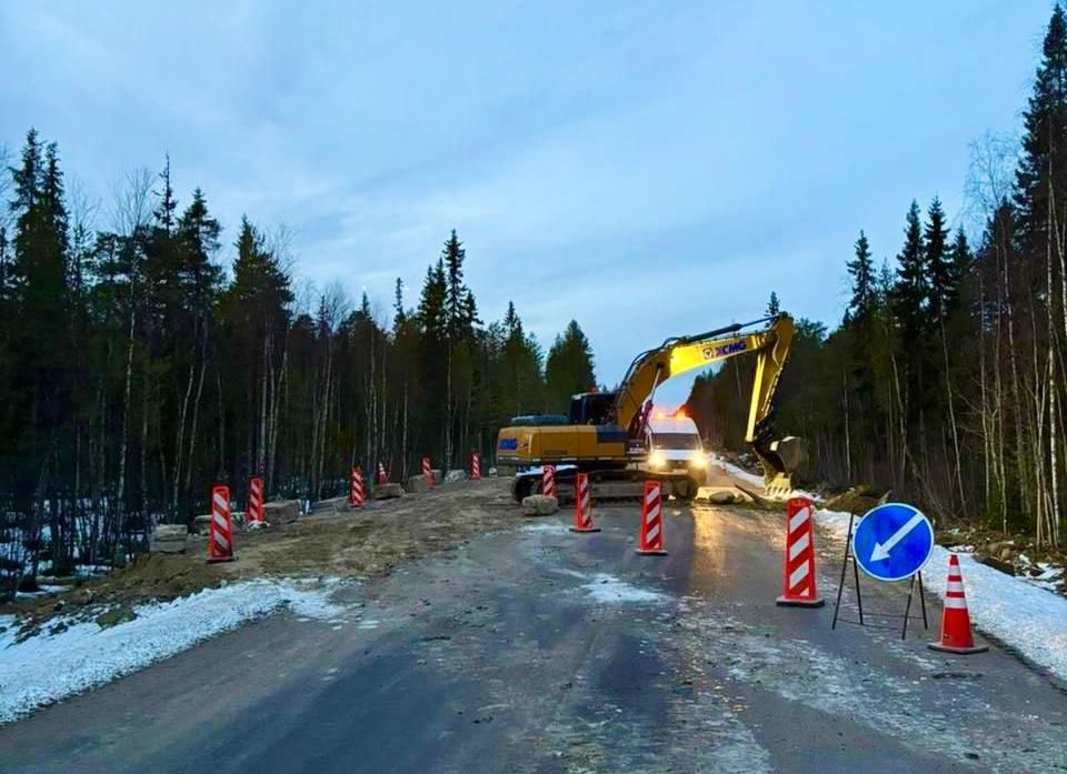 В Минтрансе Карелии рассказали, почему сроки ремонта подъездной дороги к Чупе затягиваются