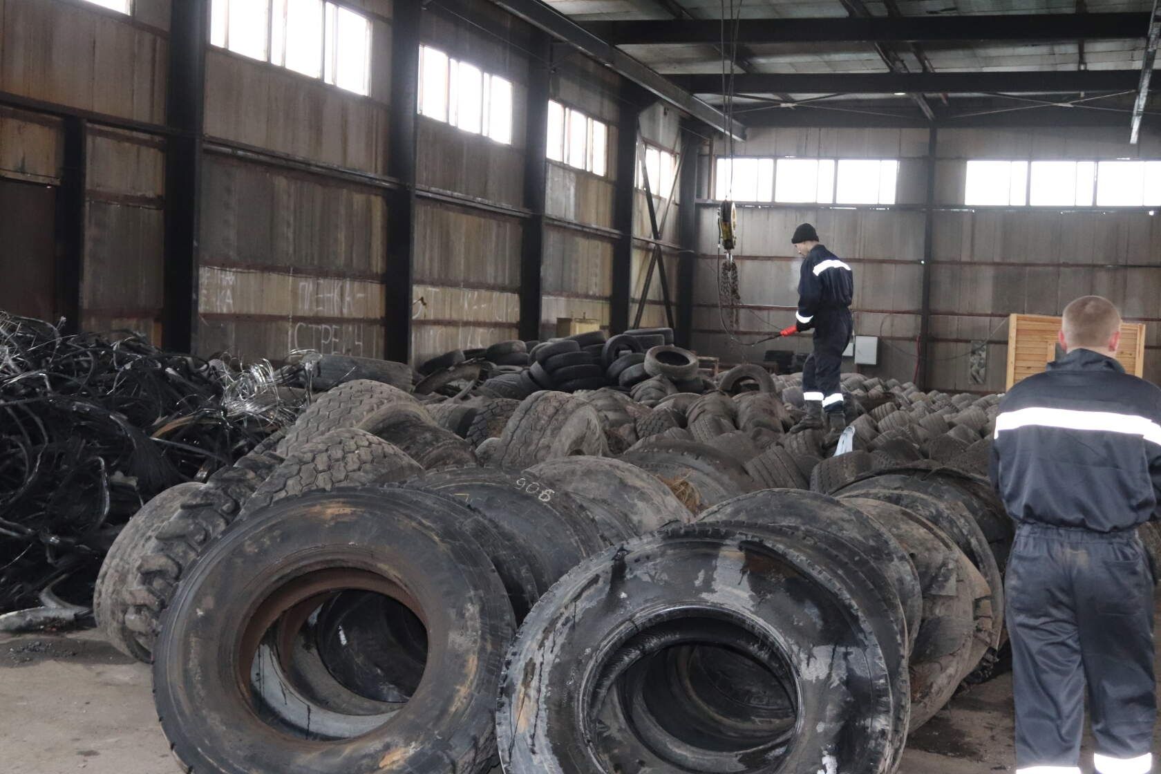 Завод по переработке шин в Петрозаводске возобновит работу