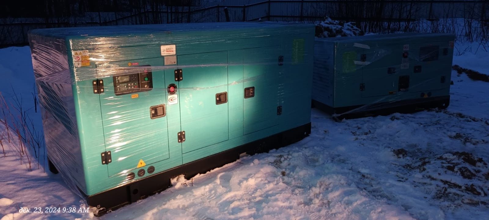 Два генератора привезли в Лахденпохский район после ноябрьских отключений электричества