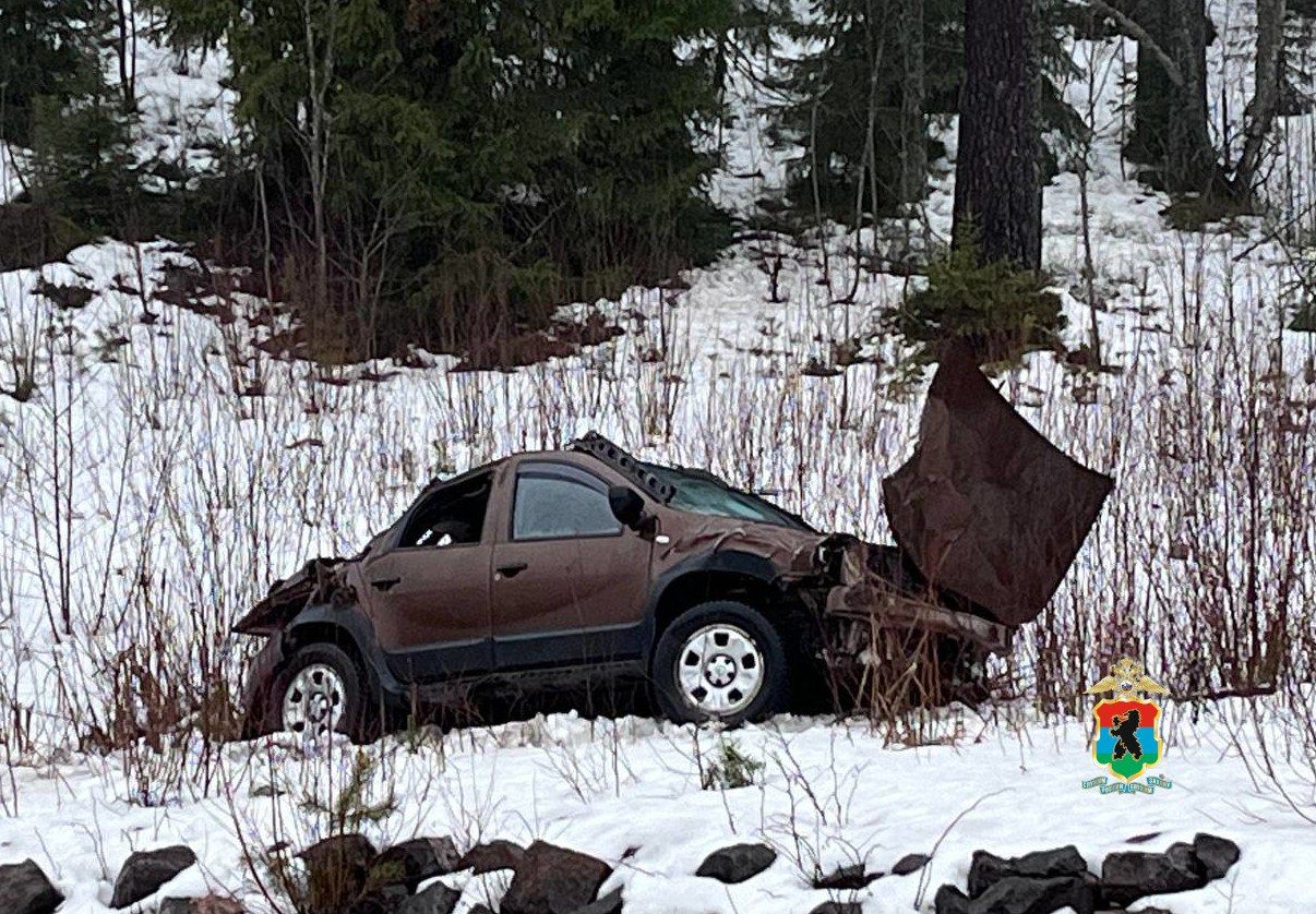 Три человека пострадали в ДТП в Лахденпохском районе
