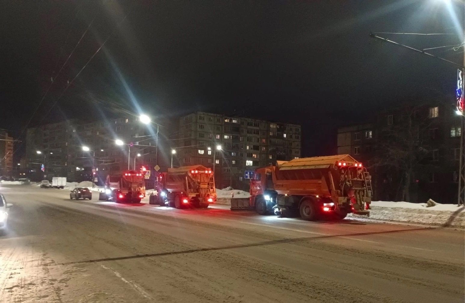 В мэрии Петрозаводска рассказали, где пройдет уборка снега этой ночью