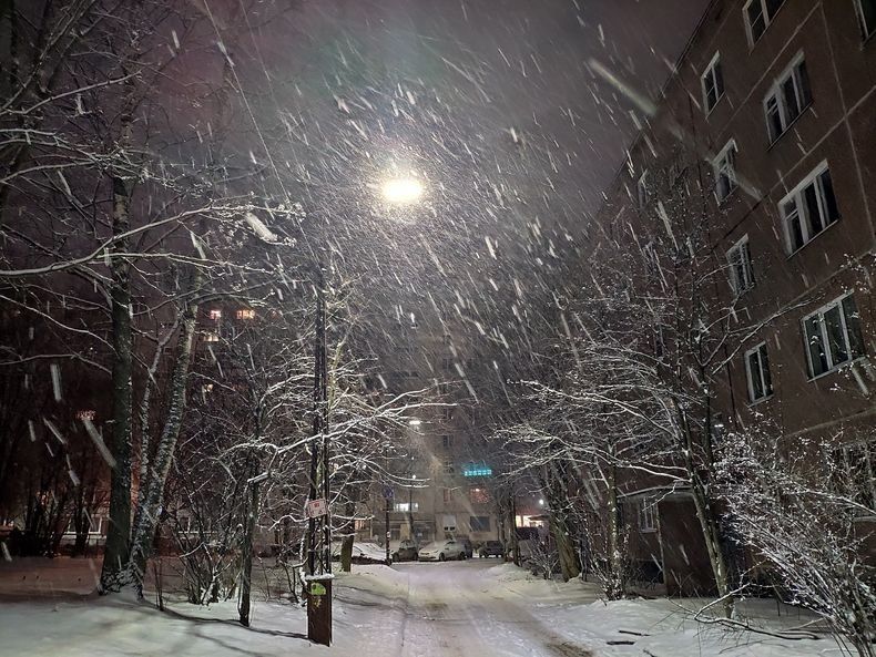 Сильный снег обещают во вторник в Карелии