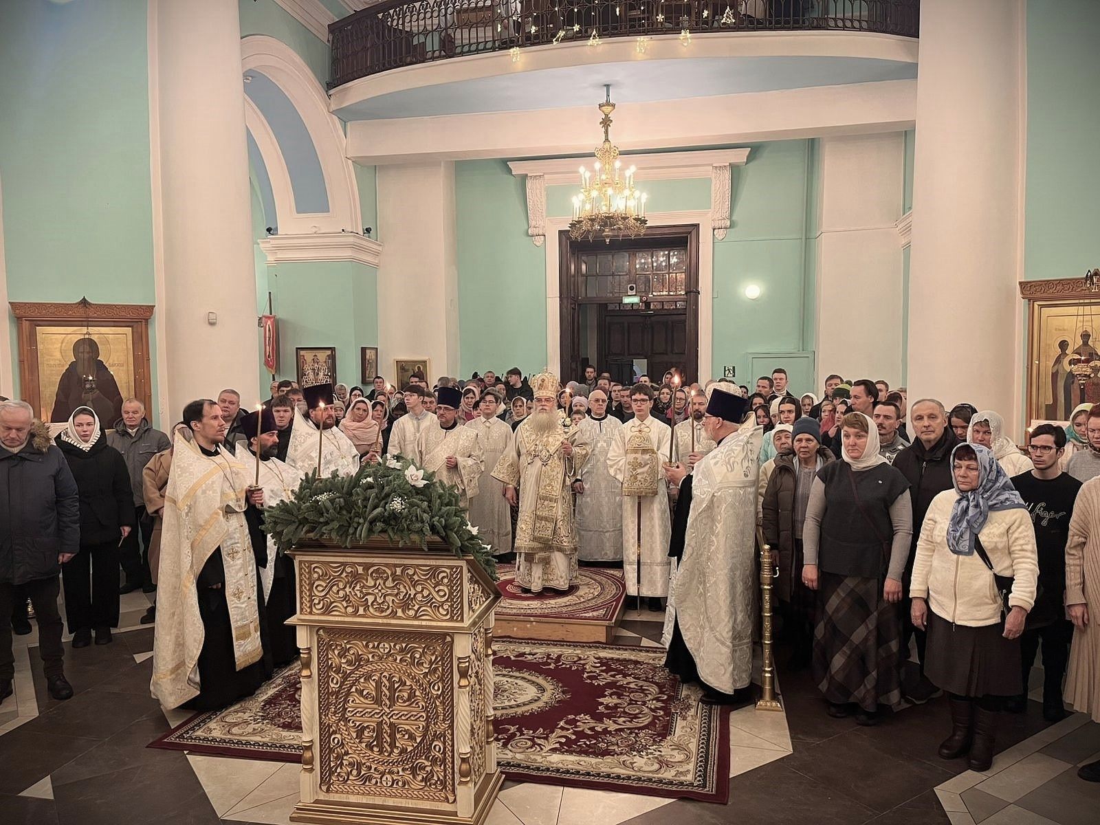 Рождественские богослужения прошли в храмах Карелии