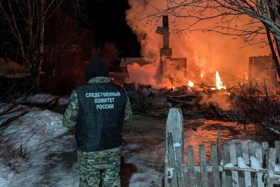 Мужчина погиб на пожаре в Пудожском районе