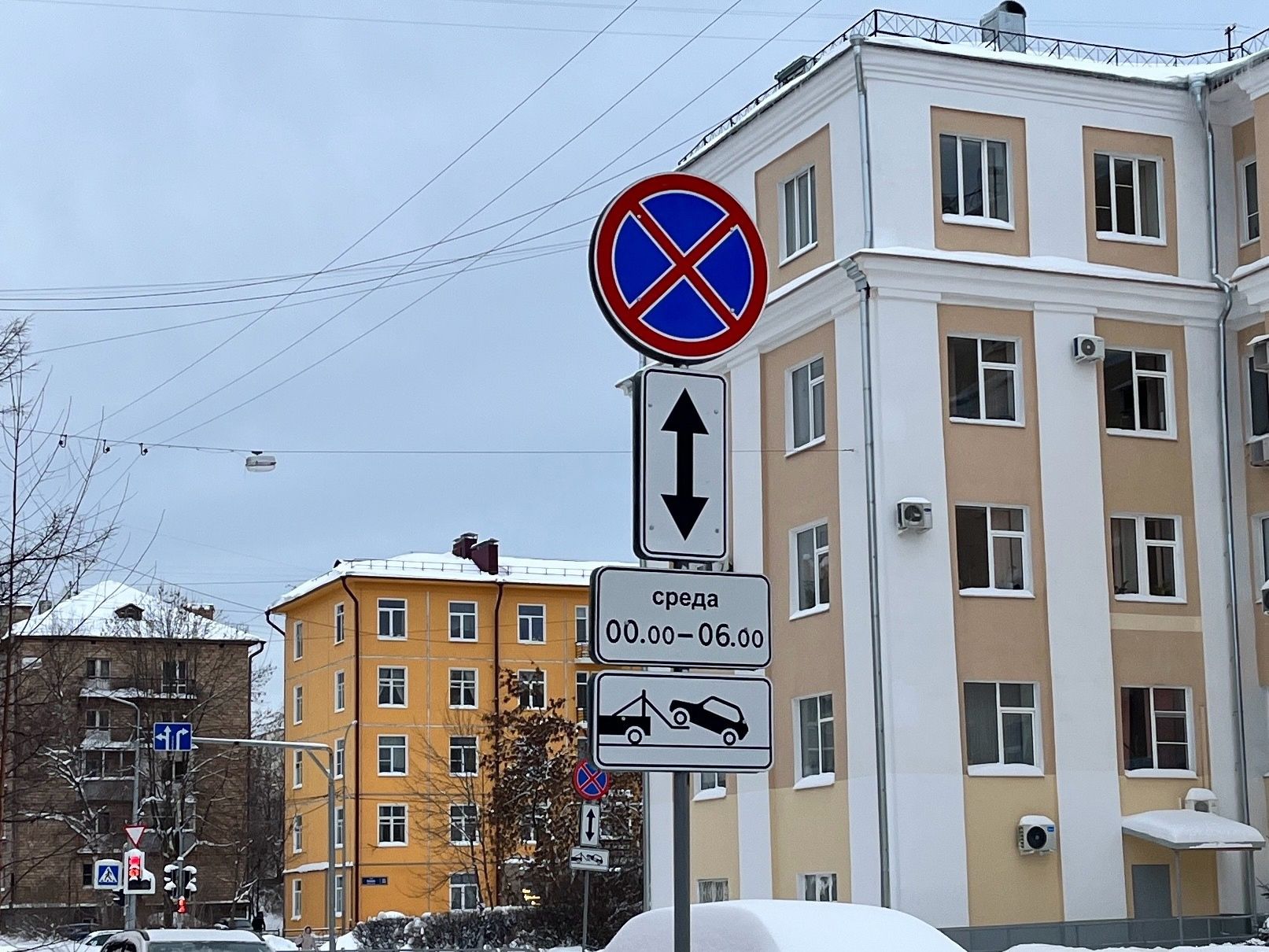 Названы улицы в Петрозаводске, где в ночь на 22 января запрещена парковка