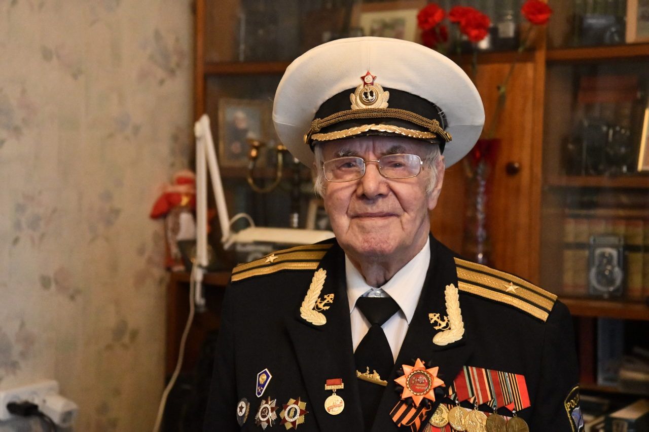 Почетный гражданин Петрозаводска Борис Бойцов отмечает 98-летие