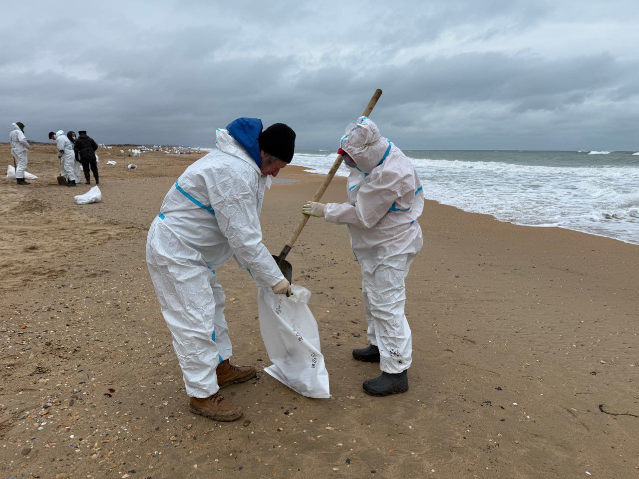 На половине пляжей Черного моря в Краснодарском крае произошли повторные выбросы мазута