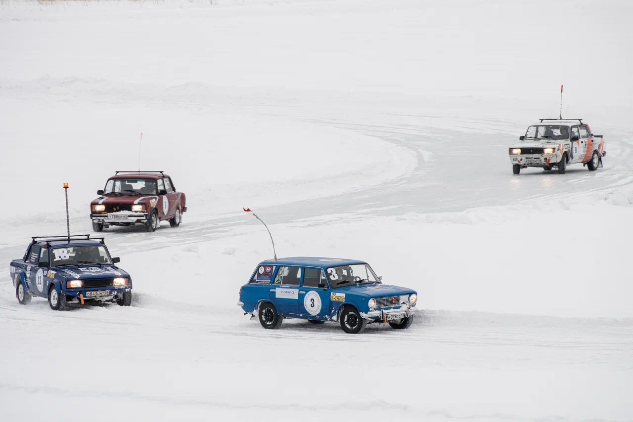 На льду озера в Карелии пройдет 25-часовой автомобильный марафон