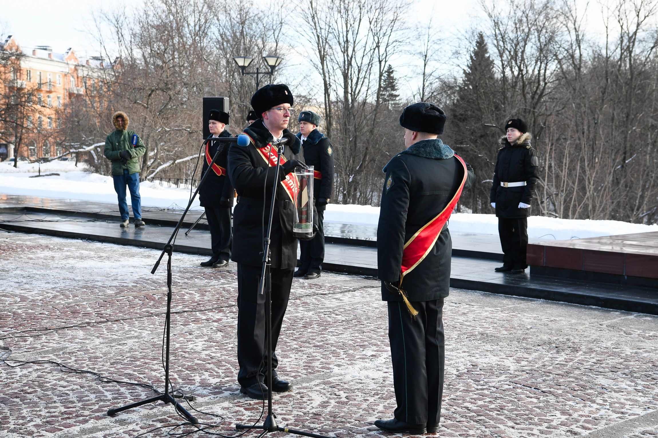 Карелия приняла «Эстафету Победы» у братской Республики Беларусь