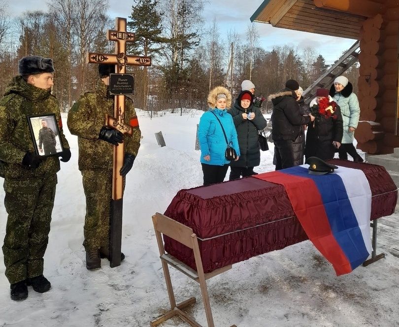 В Пудожском районе простились с 31-летним Виктором Яшиным, погибшим на СВО в апреле прошлого года