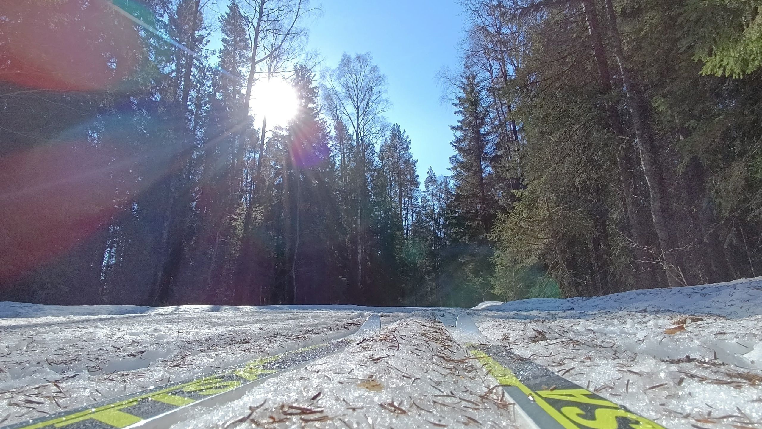 Лыжный сезон завершается на трассе «Фонтаны»