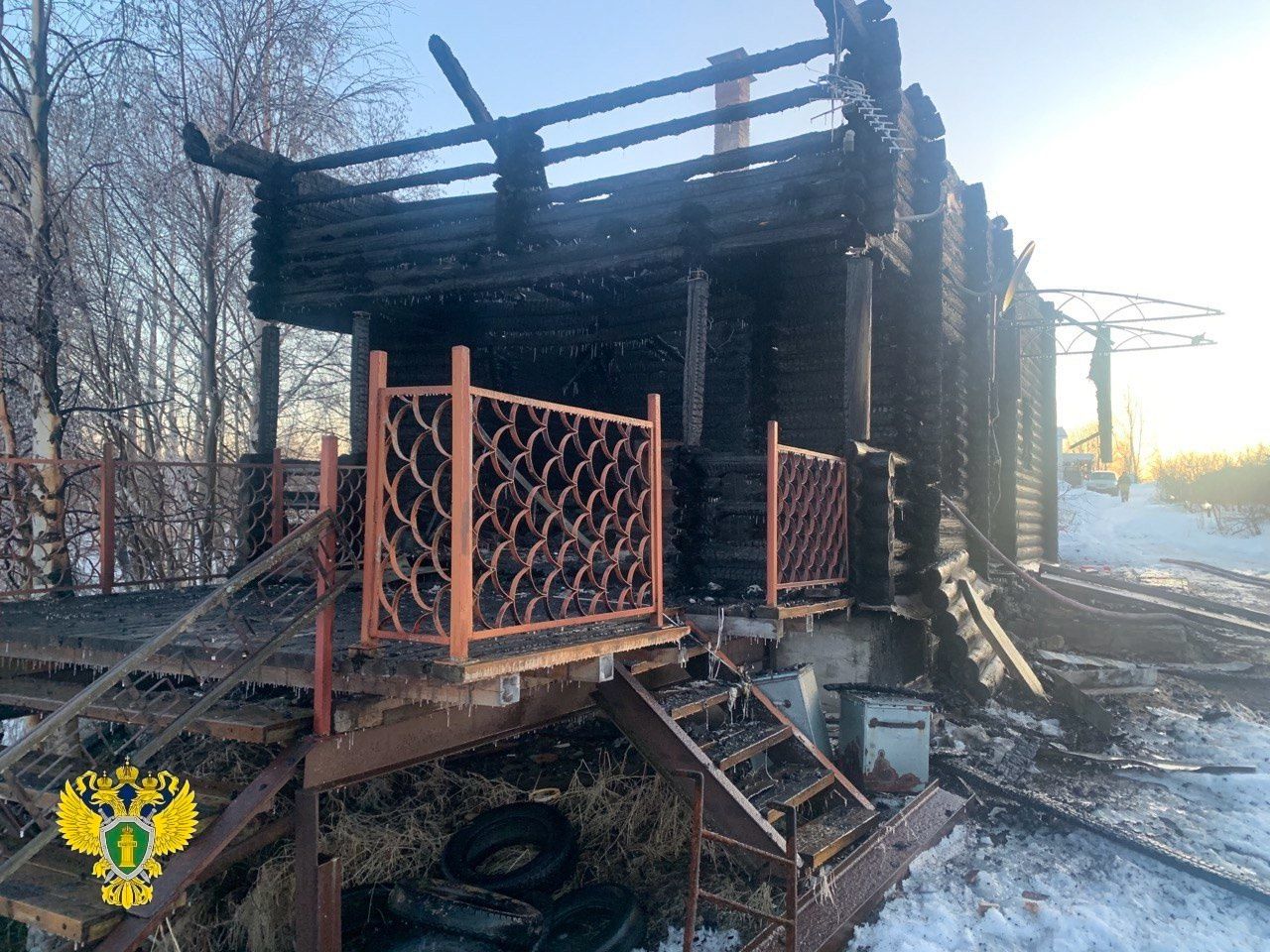 Трое человек погибли на пожаре в Медвежьегорском районе