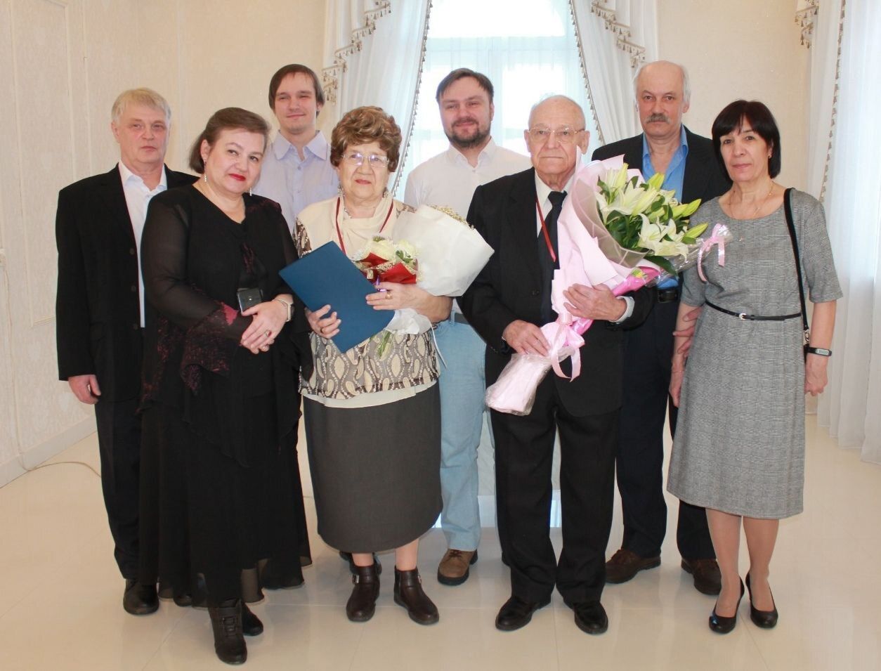 Супруги Родины из Петрозаводска отметили бриллиантовую свадьбу