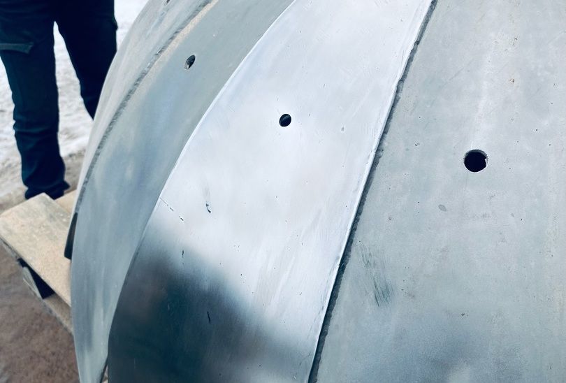 Чашу с трассы «Фонтаны» отреставрировали