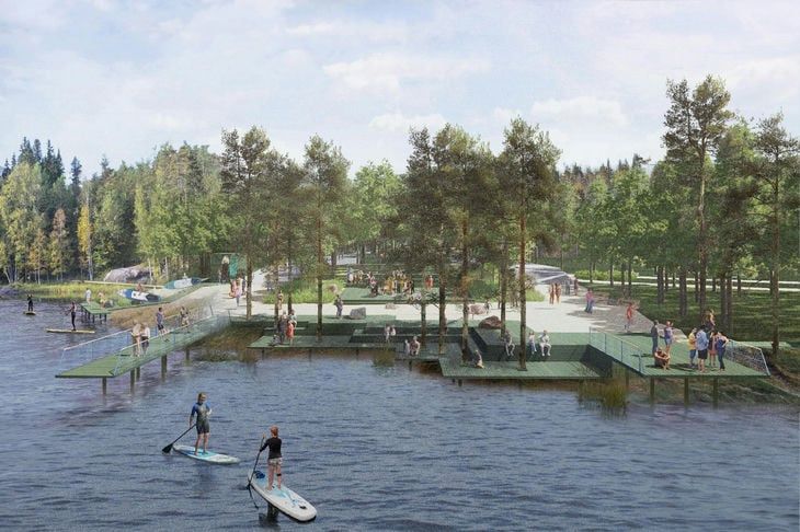 В Костомукше обустроят новую набережную с амфитеатром