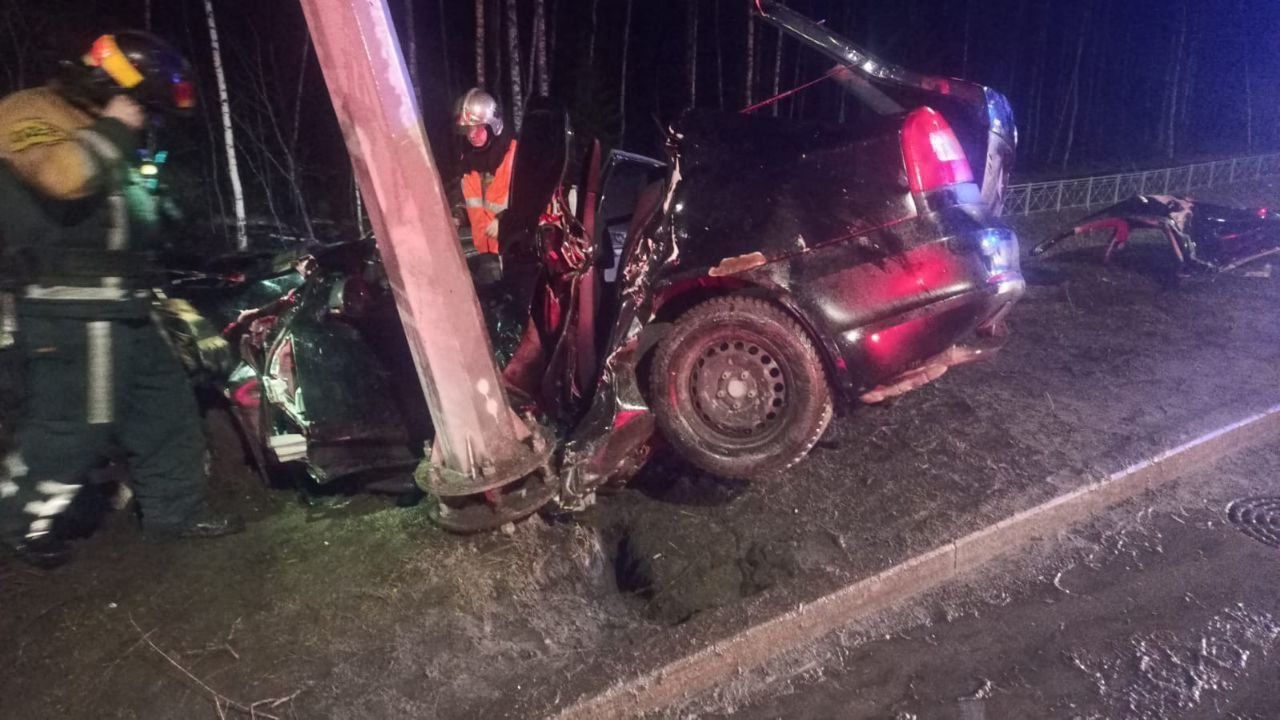 Трагическое ДТП на Лососинском шоссе