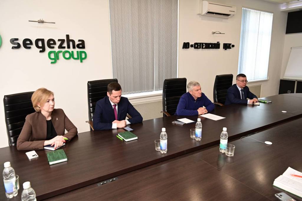 Глава Карелии обсудил развитие Сегежи и планы ЦБК