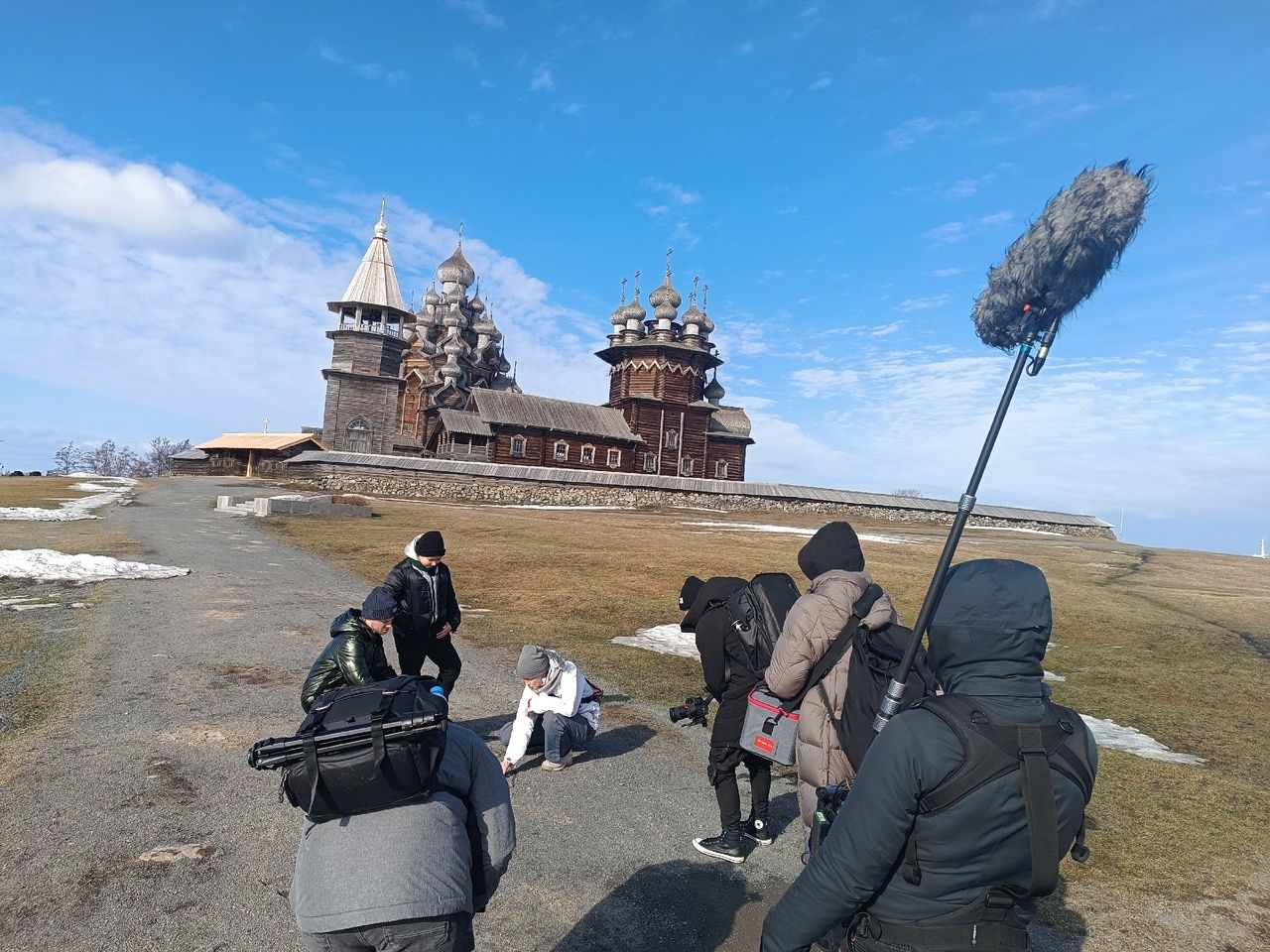 На острове Кижи прошли съемки федерального телепроекта \