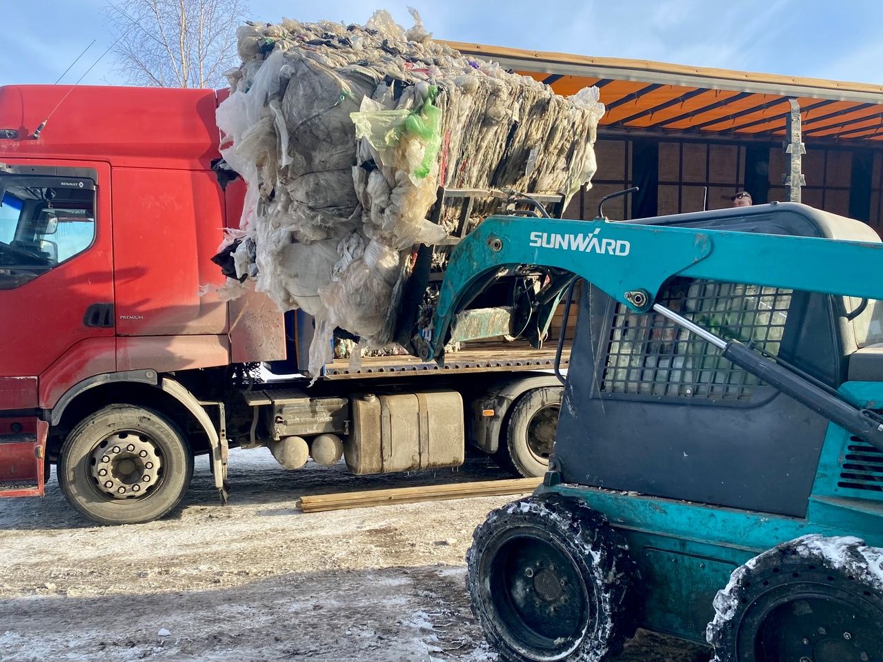 Более 20 тонн пленки отправили на переработку из Карелии