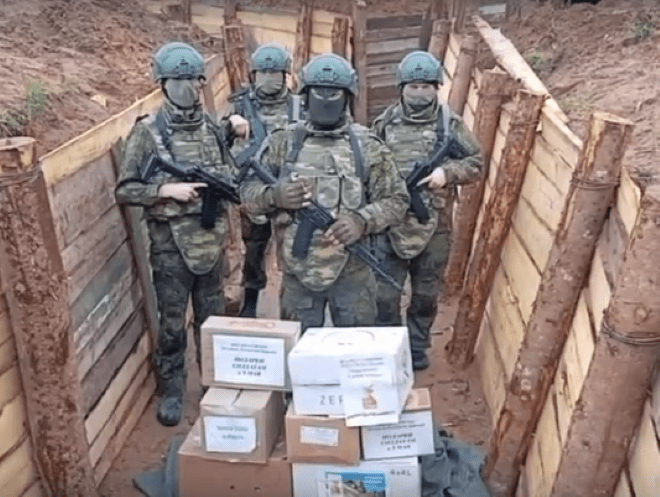 Защитники отечества поблагодарили сегежан за помощь (видео) Защитники отечества поблагодарили сегежан за помощь (видео)