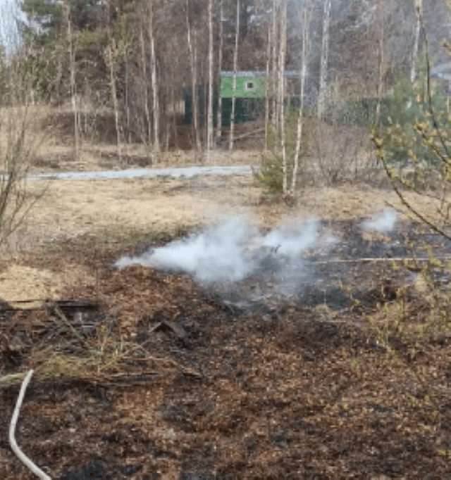 Пожарные спасли от огня постройки села Челмужи