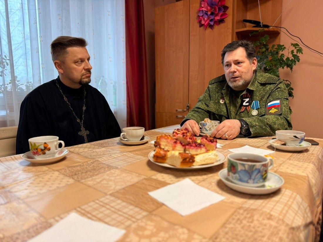 Ветеран СВО встретился со студентами Медвежьегорска