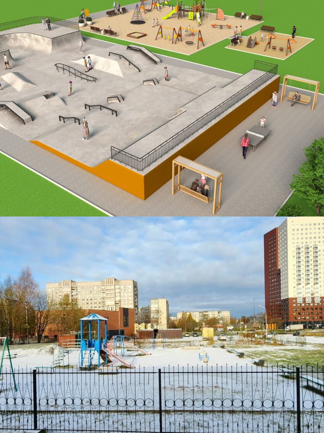 Кукковка может получить сквер мечты с детской площадкой и скейт-парком