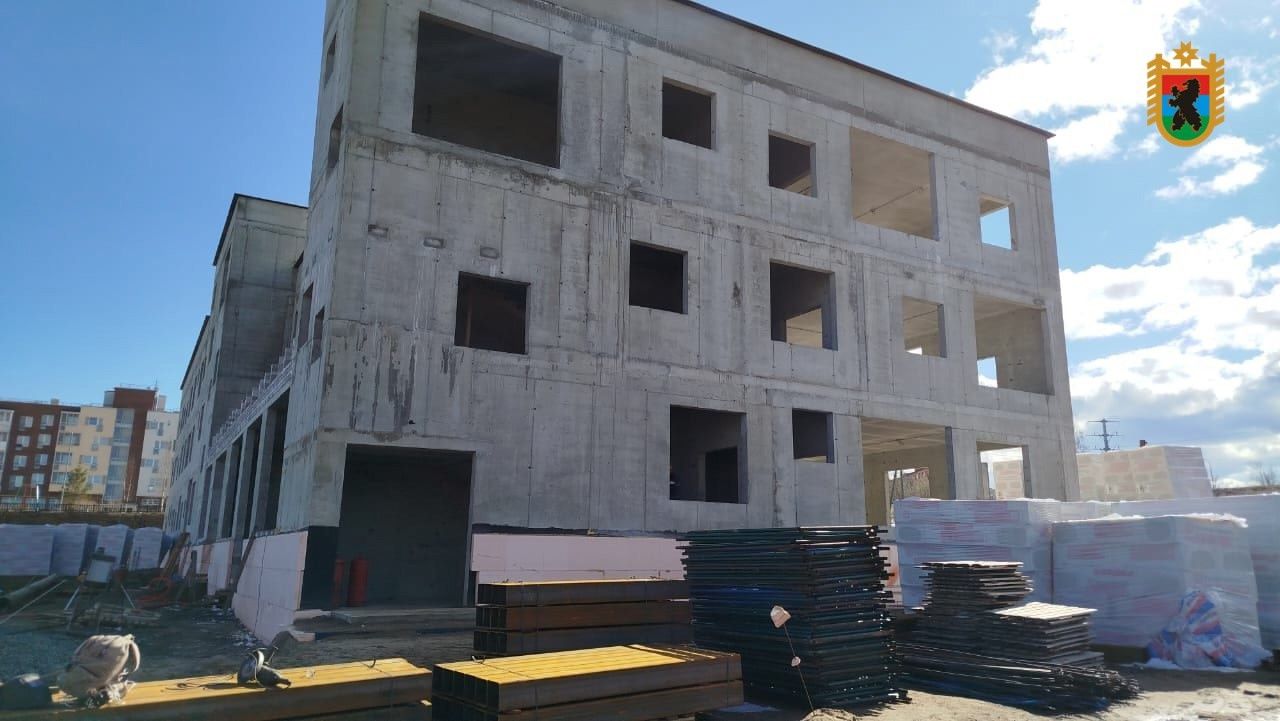 В новом детском саду Петрозаводска начали прокладывать инженерные сети